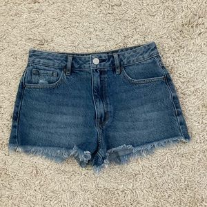 PacSun High Rise festival jean shorts